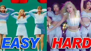 TWICE舞蹈 简单 到 困难 排名