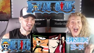 ONE PIECE  23-24 | Zoro Vs Mihawk | FIRST TIME WATCHING