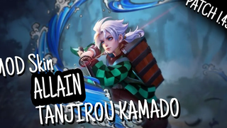 RoV MOD Skin Allain Tanjiro Kamado มอดสกิน อเลน ทันจิโร่ Patch 1451