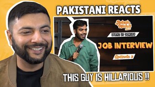 Pakistani Reacts To Job Interview | Adesh Nichit | Standup Comedy
