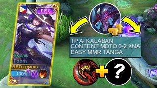 HOW TO ERASE ZHASK IN GOLD LANE | FANNY ONE SHOT BUILD | MLBB