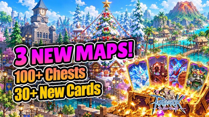 [RONW] 3 New Maps, 100+ Chests & 30+ New Cards! Aldebaran, Gingerbread City & Comodo Guide