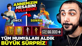 ANNEMİZİN 6 YILLIK HESABINI FULLEDİK!! 🥰 (66.000 UC) TARİHİN EN TATLI VİDEOSU!! | PUBG MOBILE