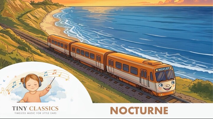Goodnight Train | Classical Music for Kids | Sleep Music and Bedtime Story | Chopin Nocturne