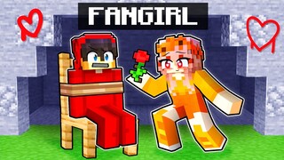 Cash Has A FAN GIRL in Minecraft!