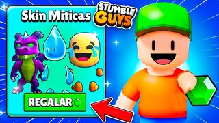 REGALÉ 100 SKINS MITICAS a SUSCRIPTORES en STUMBLE GUYS…😱