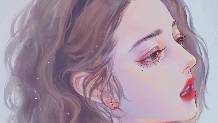 [Procreate]A true beauty 🤤… Dilraba 🤤…