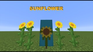 Banner ideas: How to make a sunflower in minecraft!