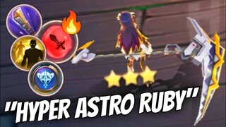 ASTRO RUBY SC FIRE !! LING SKILL 3 + NS DESTROYED !! MAGIC CHESS MOBILE LEGENDS