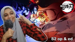 THIS IS INSANE!!! || demon slayer season 2 op and ed Reaction+ discussion!