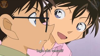 Detective Conan || Moment ketika Ran mengira Conan takut gelap.