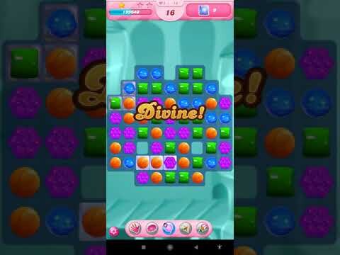 Candy Crush Saga: Level 16 || Score 339180 || First Try || Gold Medal