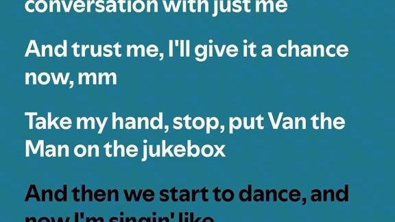 song with lyrics