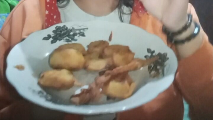 ASMR Tape Goreng dan Susu Coklat