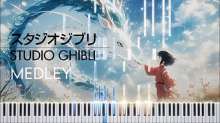 Joe Hisaishi - Studio Ghibli Medley | Ghibli LoFi Piano | Piano Tutorial [Advanced]