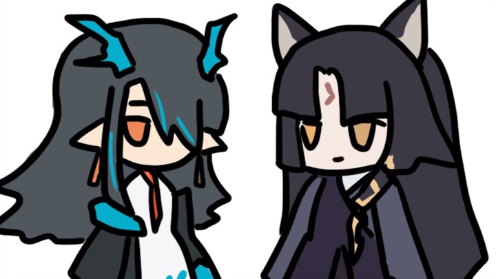 【明日方舟手书】看完这个视频的人都出夕和嵯峨了