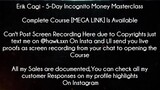 Erik Cagi Course 5-Day Incognito Money Masterclass download