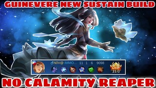 GUINEVERE NEW SUSTAIN BUILD -  LADY CRANE GAMEPLAY - IMMORTAL - MLBB