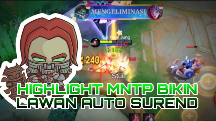 HIGHLIGHT MNTP BIKIN LAWAN AUTO SUREND