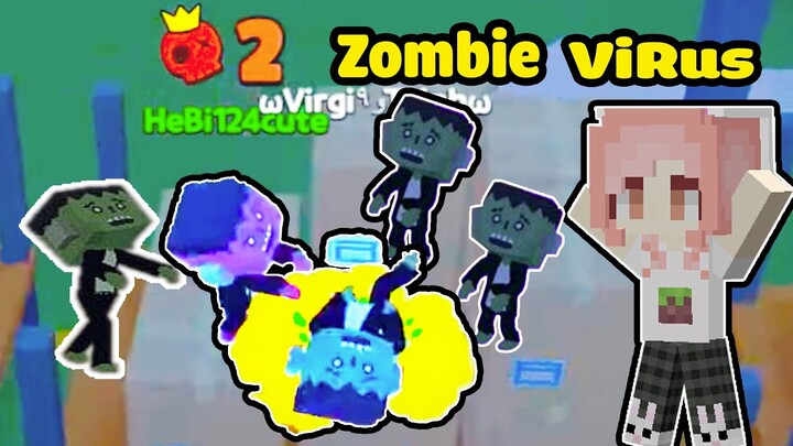 HEBI THỬ THÁCH TRỐN TÌM ZOMBIE BIẾN HÌNH TRONG PLAT TOGETHER*1 NGÀY HEBI LÀM ZOMBIE TÍM