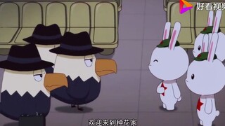 那兔：鹰酱和兔子建交，墙上的标语真让人不爽，鹰酱脸臭得一批