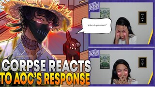 CORPSE REACTS TO AOC's RESPONSE | AOC REACTING TO SPEDICEY CALLING HER OUT
