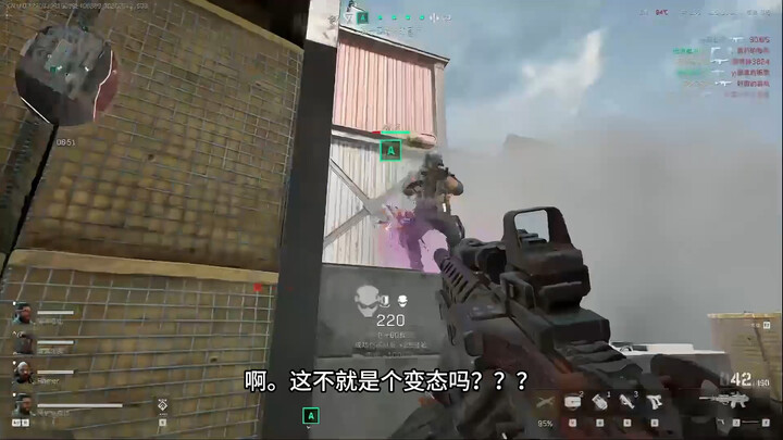 Menembak dari pinggang dengan M249——medan perang besar langsung berubah menjadi CS