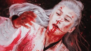 Repost‖ Yang paling estetis! Bertarung di medan perang dengan pakaian putih berlumuran darah, dia me