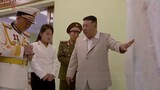 North Korean leader Kim Jong Un and daughter visit Navy headquarters