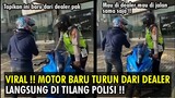 VIRAL !! Video Pemotor Ngaku Baru Keluar dari Dealer Langsung Dicegat Polisi