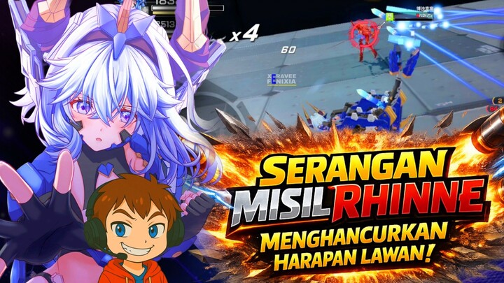 SERANGAN MISIL RHINE MENGHANCURKAN HARAPAN LAWAN! - Starward Mecha Girls