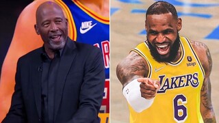 "LeBron is A GOD" - James Worthy goes crazy over Lakers 124-116 win vs Warriors; LeBron: 56 Pts