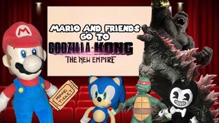 Mario and Friends go to Godzilla X Kong The New Empire!
