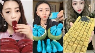 Thánh Ăn Đá Ăn Đá Lạnh Màu Sắc Hình Dạng Bất Thường Thú Vị - ASMR Ice Crunchy Eating sound#153