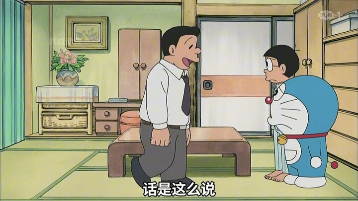 Doraemon: Nobita dan Doraemon kecil telah membesarkan banyak ikan yang bisa berenang untuk Ayah Nobi