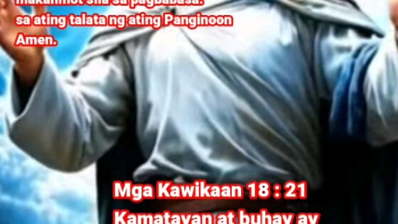 Mga Kawikaan 18 : 21