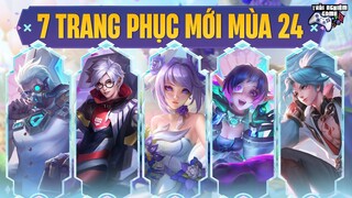 LIÊN QUÂN 7 TRANG PHỤC MỚI Allain tuyết Lang Tiên Kiếm, capheny cô dâu trong mơ - Trải Nghiệm Game