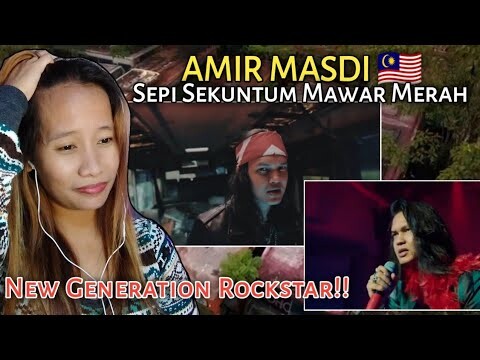 Amir Masdi - Sepi Sekuntum Mawar Merah | Muzik Video Rasmi | Reaction