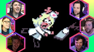 Gamers React to : Teaching Noelle How to Battle [Deltarune chapter 2]