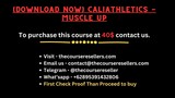 [Download Now] Caliathletics - Muscle Up