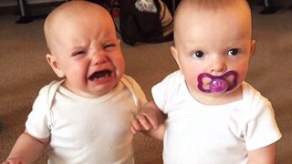 Twin Baby Girls Fight Over Pacifier | Cutest Babies | KYOOT