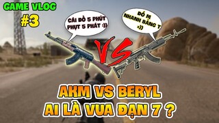 GVlog 3 | AKM vs BERYL M762 AI LÀ VUA ĐẠN 7.62 TRONG PUBG ?