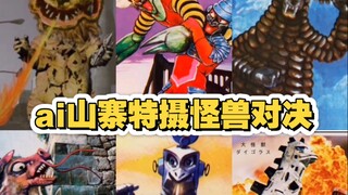 “ai山寨盗版特摄怪兽对决”