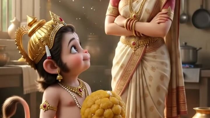 laddu chori hanuman ji comedy video