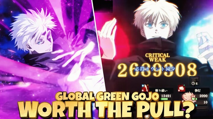 GLOBAL BEST GREEN ATTACKER *NEW* GOJO HMMMMM BUT SHOULD YOU SUMMON? - Jujutsu Kaisen Phantom Parade