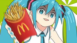【3月/洗脑神曲】麦当劳 x  初音未来「薯薯薯薯薯条」联动动画CM5【MCE汉化组】