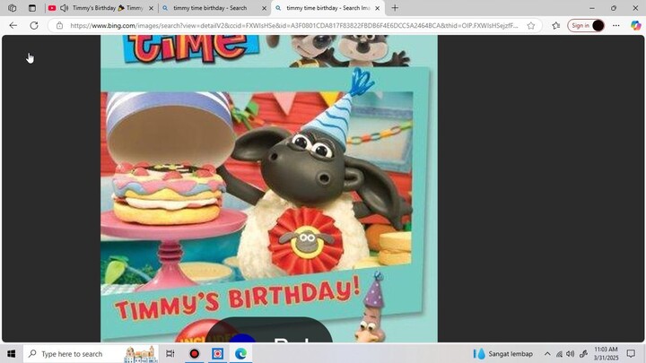 timmy time selamat lulag tahun bahasa indonesia