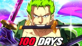 Spending 100 Days As Zoro In Grand Piece Online