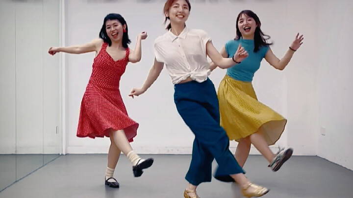 复古多巴胺女孩查尔斯顿编舞