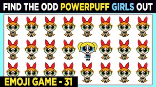 Powerpuff Girls Odd One Out Emoji Games No 31 | Find The Odd Conics Heroes Out #CartoonQuiz